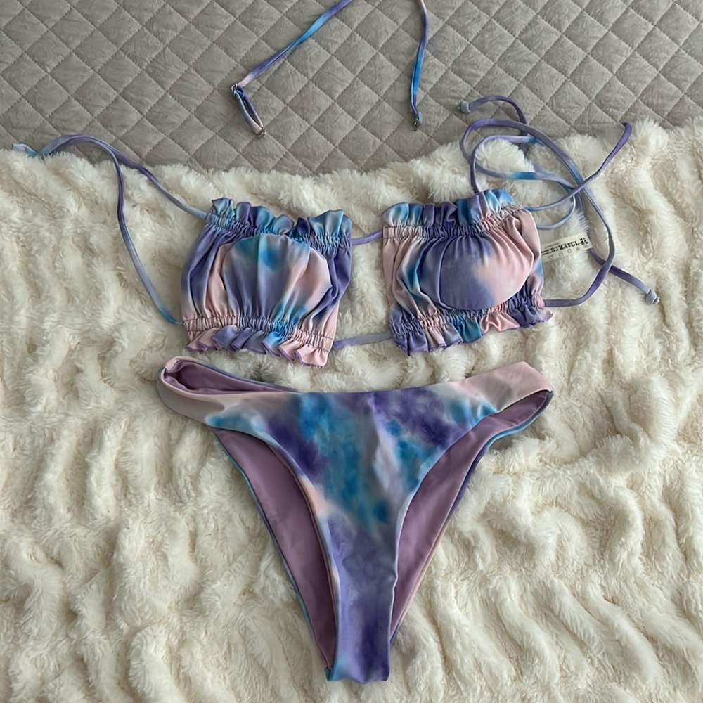 Zaful Tie Dye Bikini
